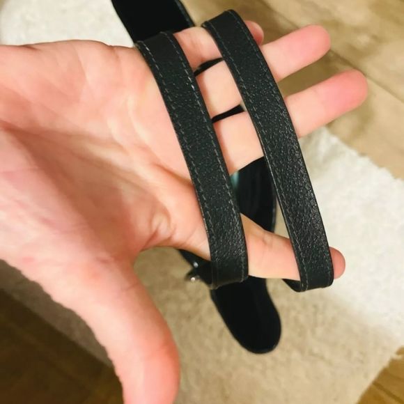 GUCCI  BLACK  ECLIPSE  Monogram  Fabric & LEATHER Tote Bag Carryall  Large - Picture 6 of 12